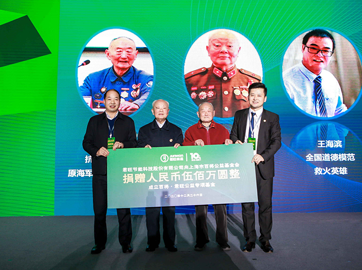 2020.12 成立“百將—君旺500萬元專項(xiàng)公益基金”