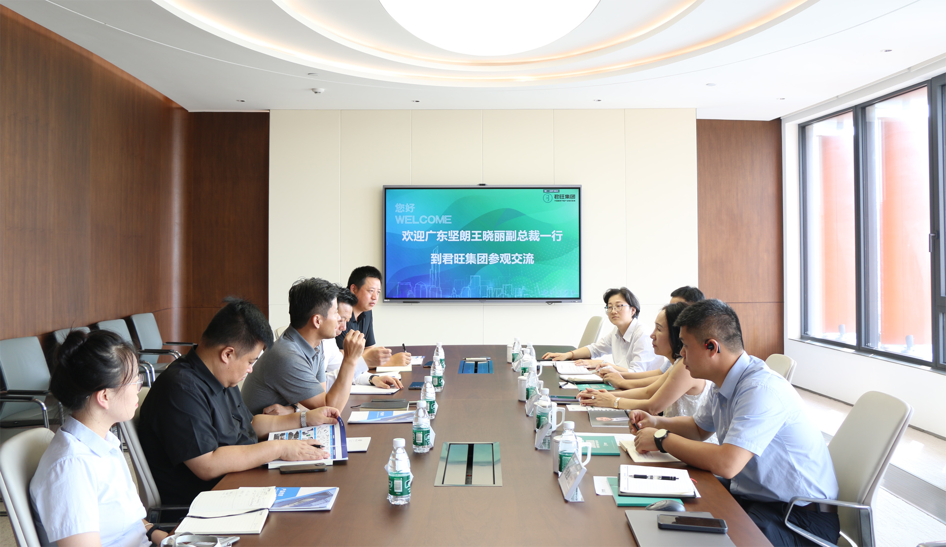 廣東堅朗團隊到訪君旺集團總部開展技術交流